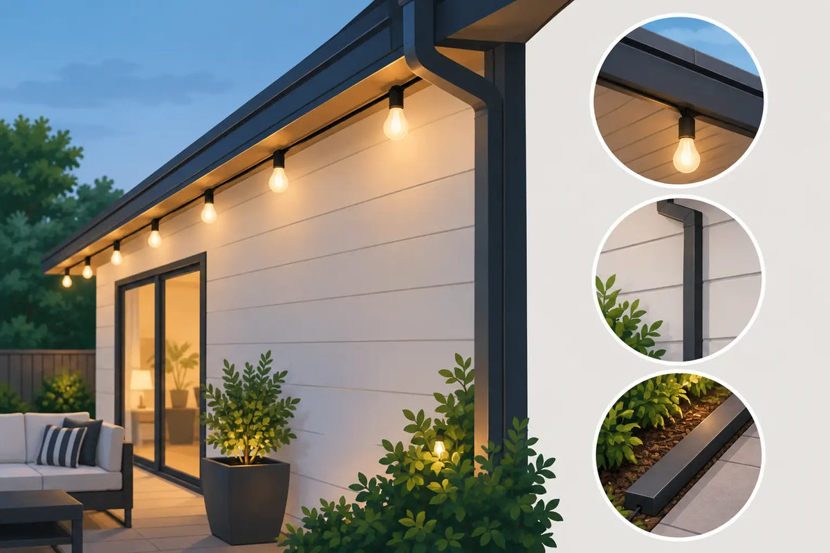 How to Hide Outdoor Light Wires Cleanly