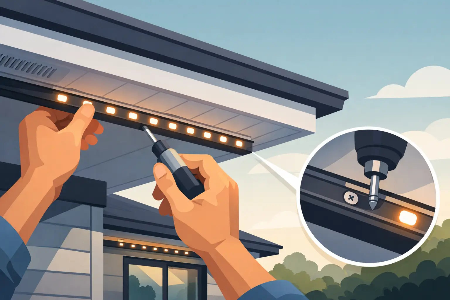 How to Secure Soffit LED Tracks That Stay Put