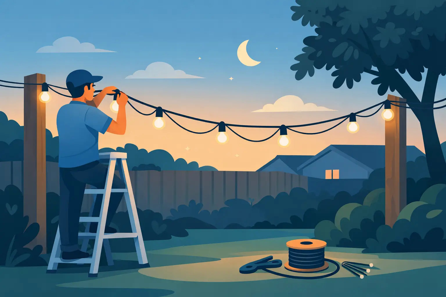 How to Fix Sagging Outdoor Lights