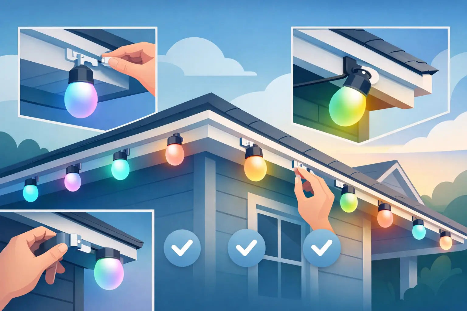 Best Govee Eave Mounting Options