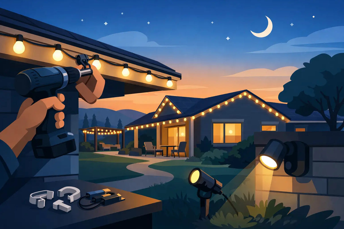 Guide to Permanent Outdoor Light Mounting