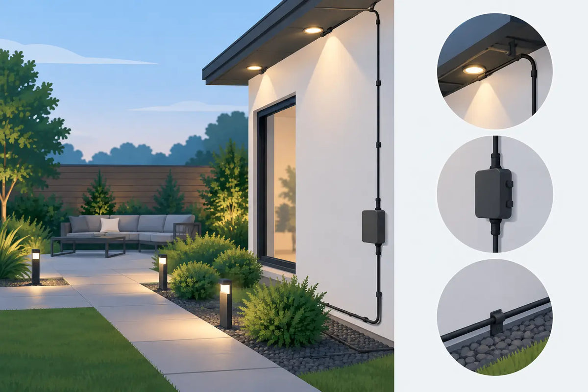 Outdoor LED Cable Routing Guide for Clean Installs