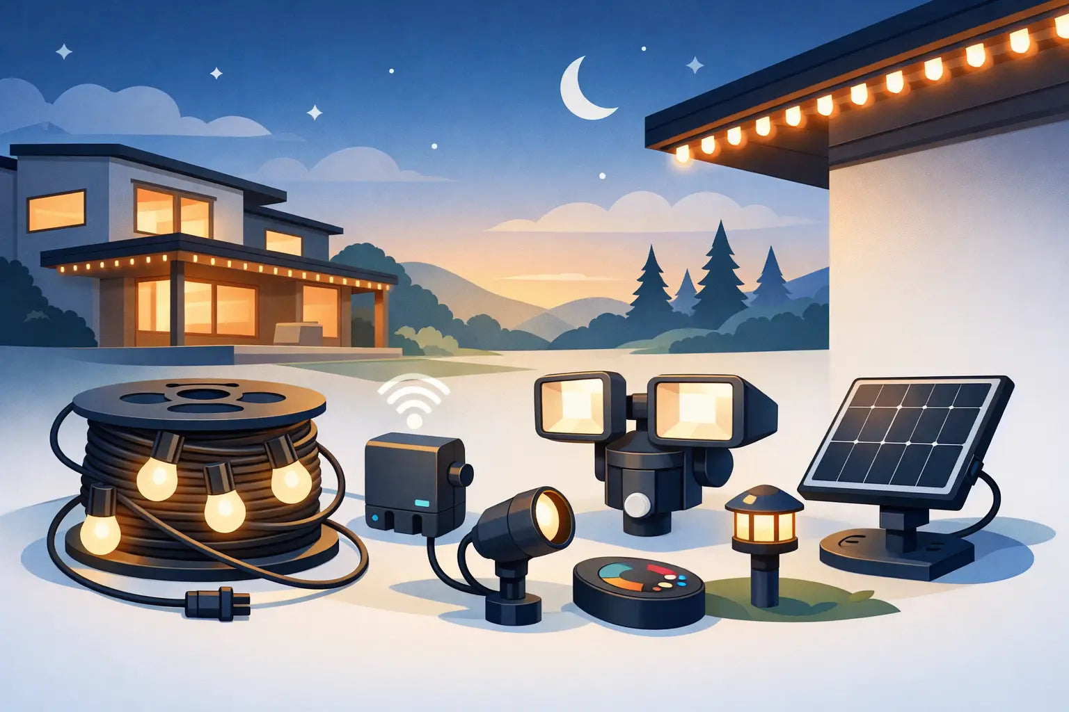 Permanent Outdoor Light Accessories That Work