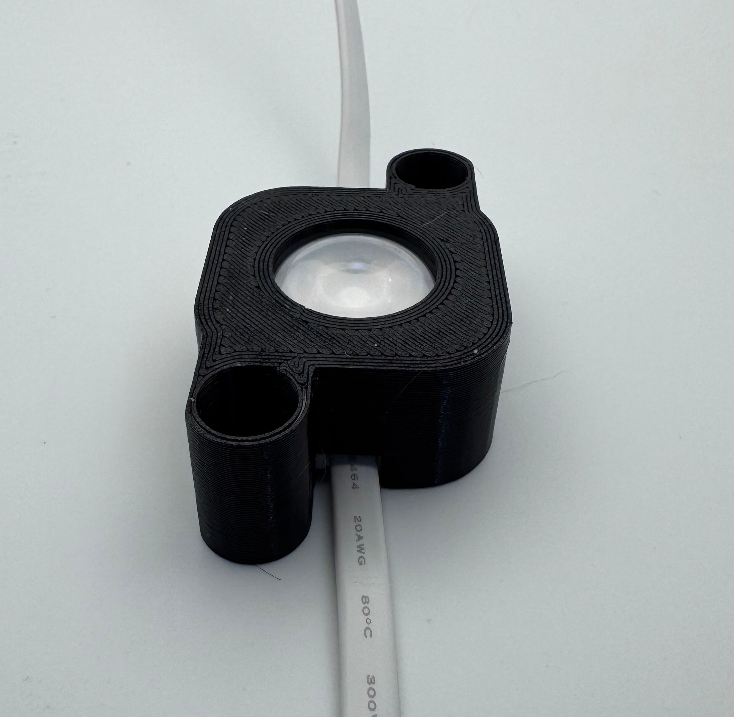 Govee Permanant Outdoor LED Mount for PRO with FULL coverage OFFSET Screw Holes - PrintWorks 3D