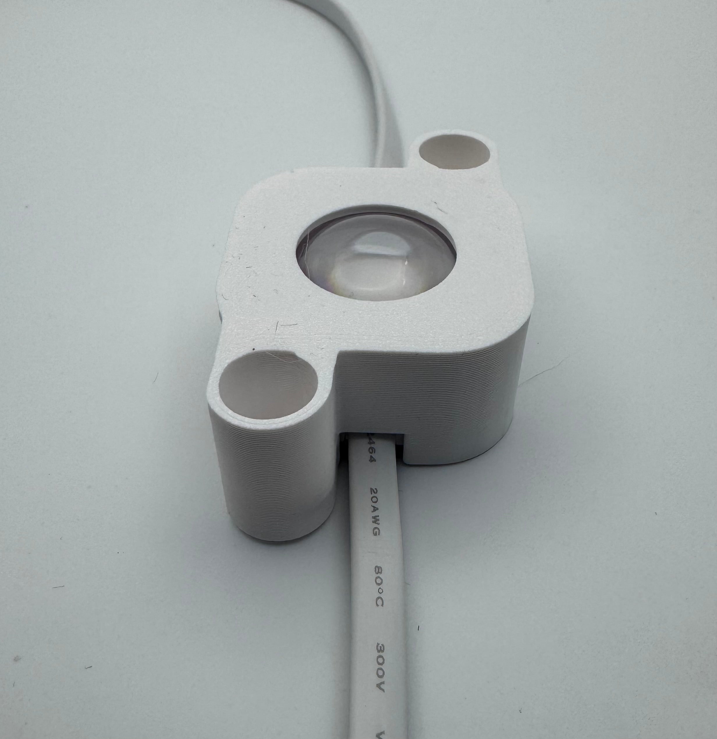 Govee Permanant Outdoor LED Mount for PRO with FULL coverage OFFSET Screw Holes - PrintWorks 3D