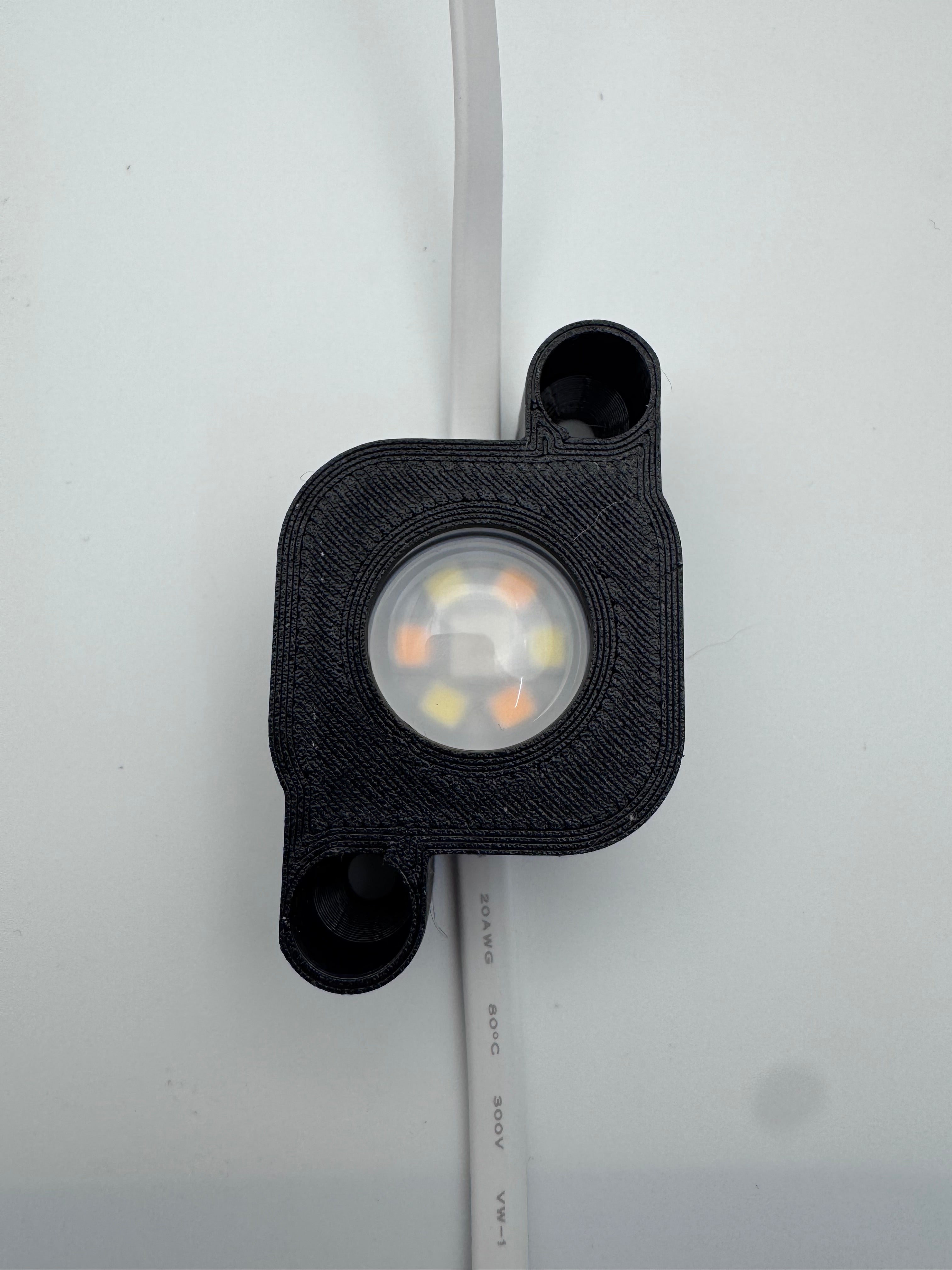 Govee Permanant Outdoor LED Mount for PRO with FULL coverage OFFSET Screw Holes - PrintWorks 3D