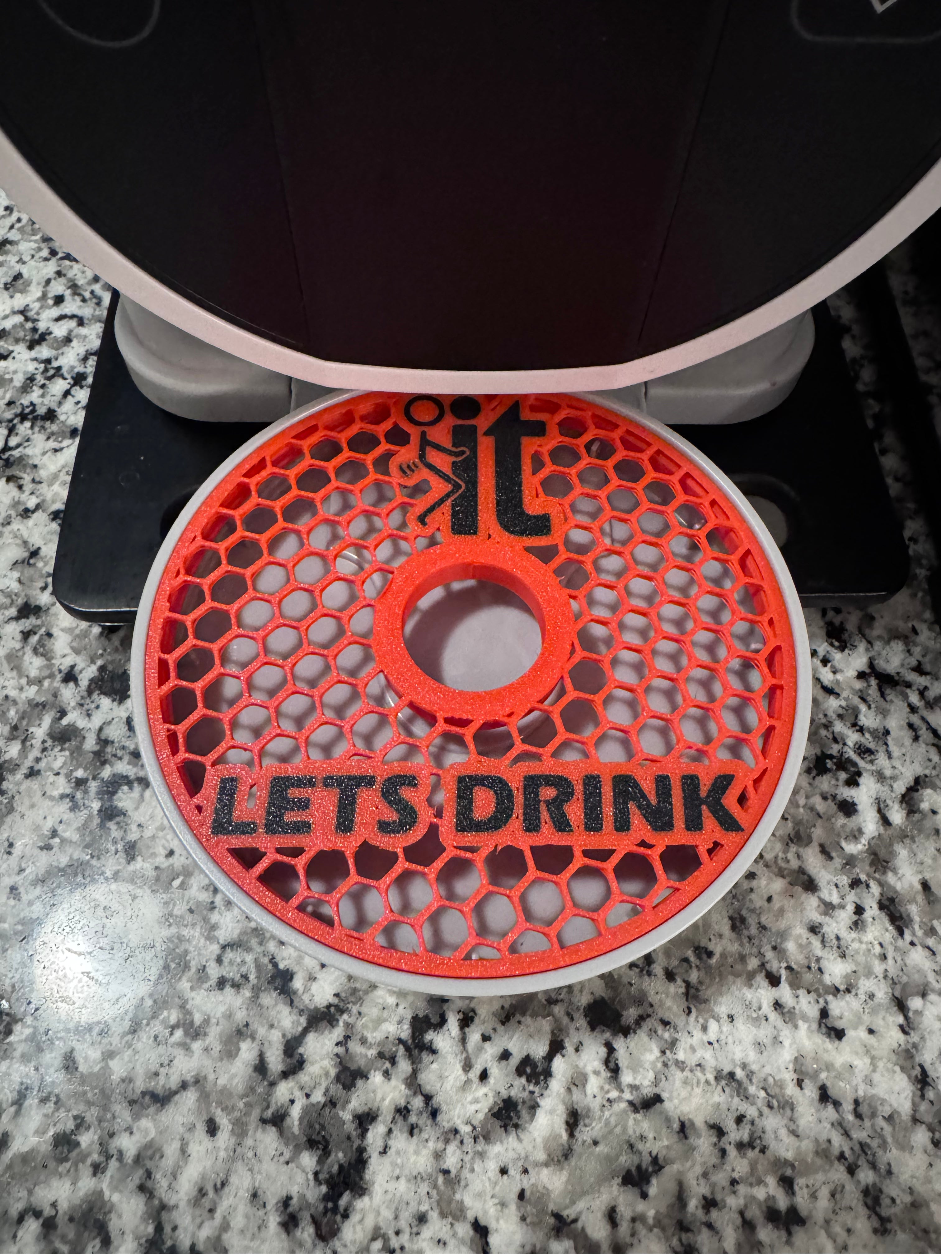 Eff it Drip Tray RED/BLACK - PrintWorks 3D