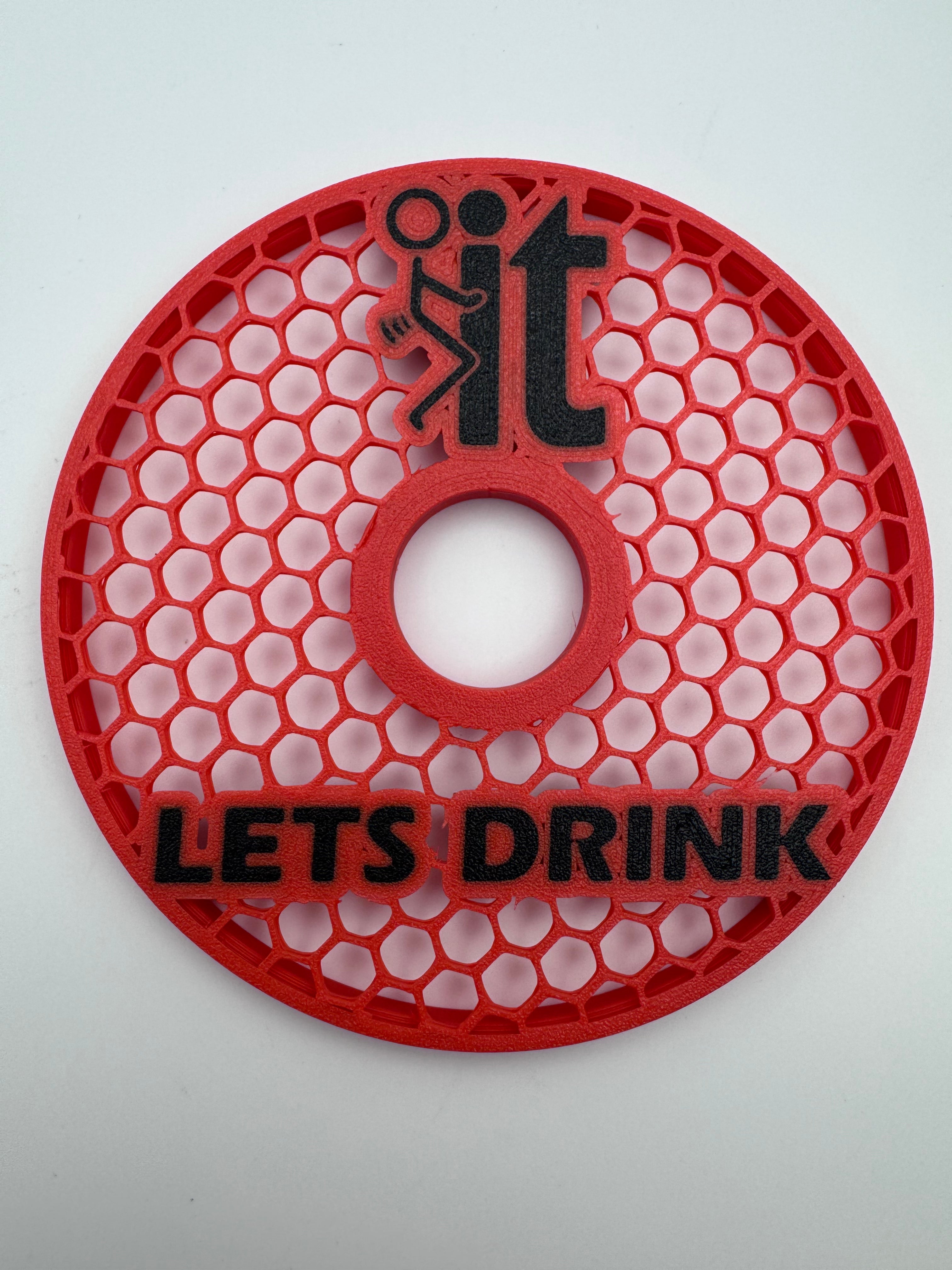 Eff it Drip Tray RED/BLACK - PrintWorks 3D