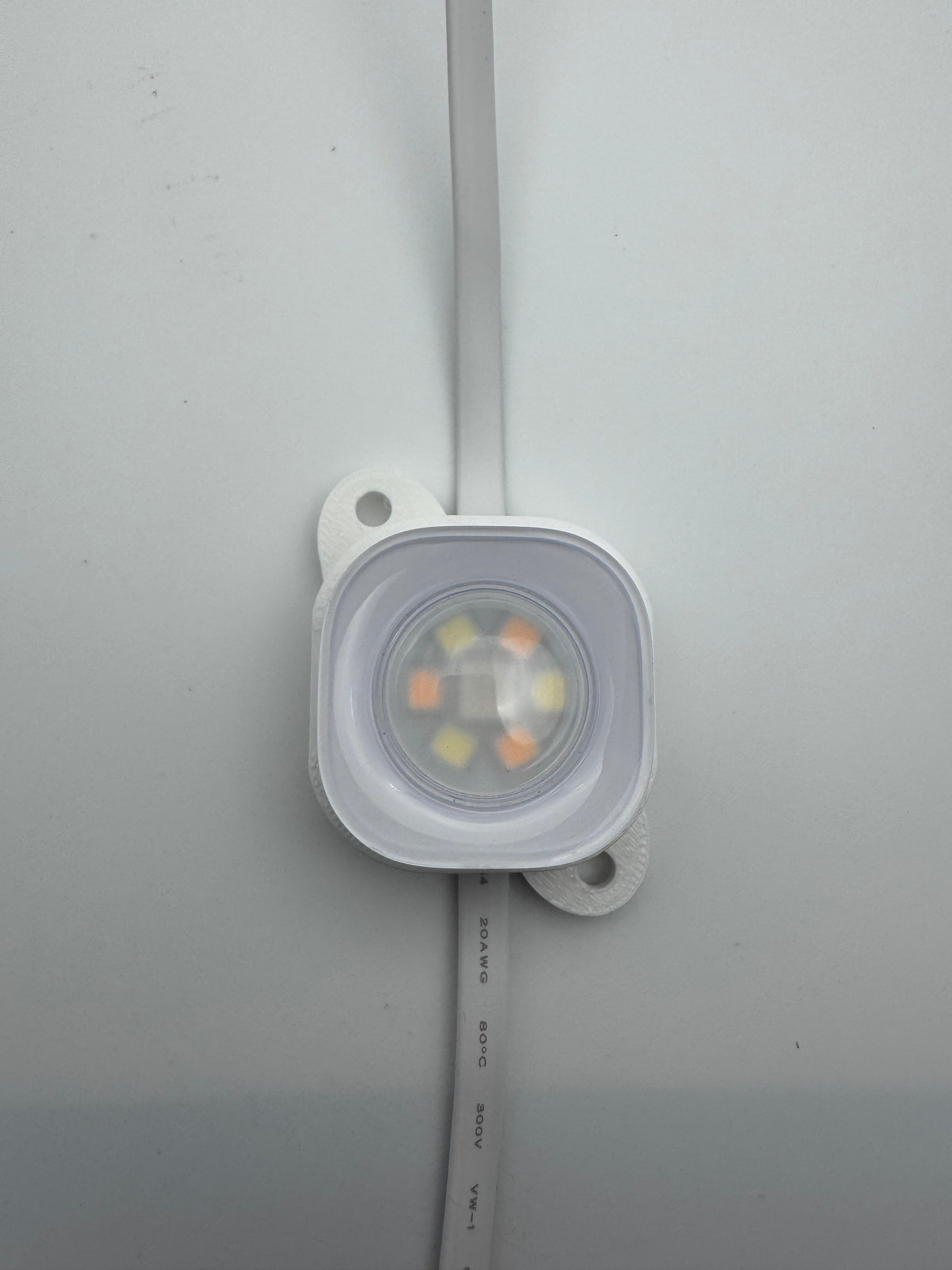 Govee Permanant Outdoor LED mount for PRO with OFFSET Screw Tabs - PrintWorks 3D
