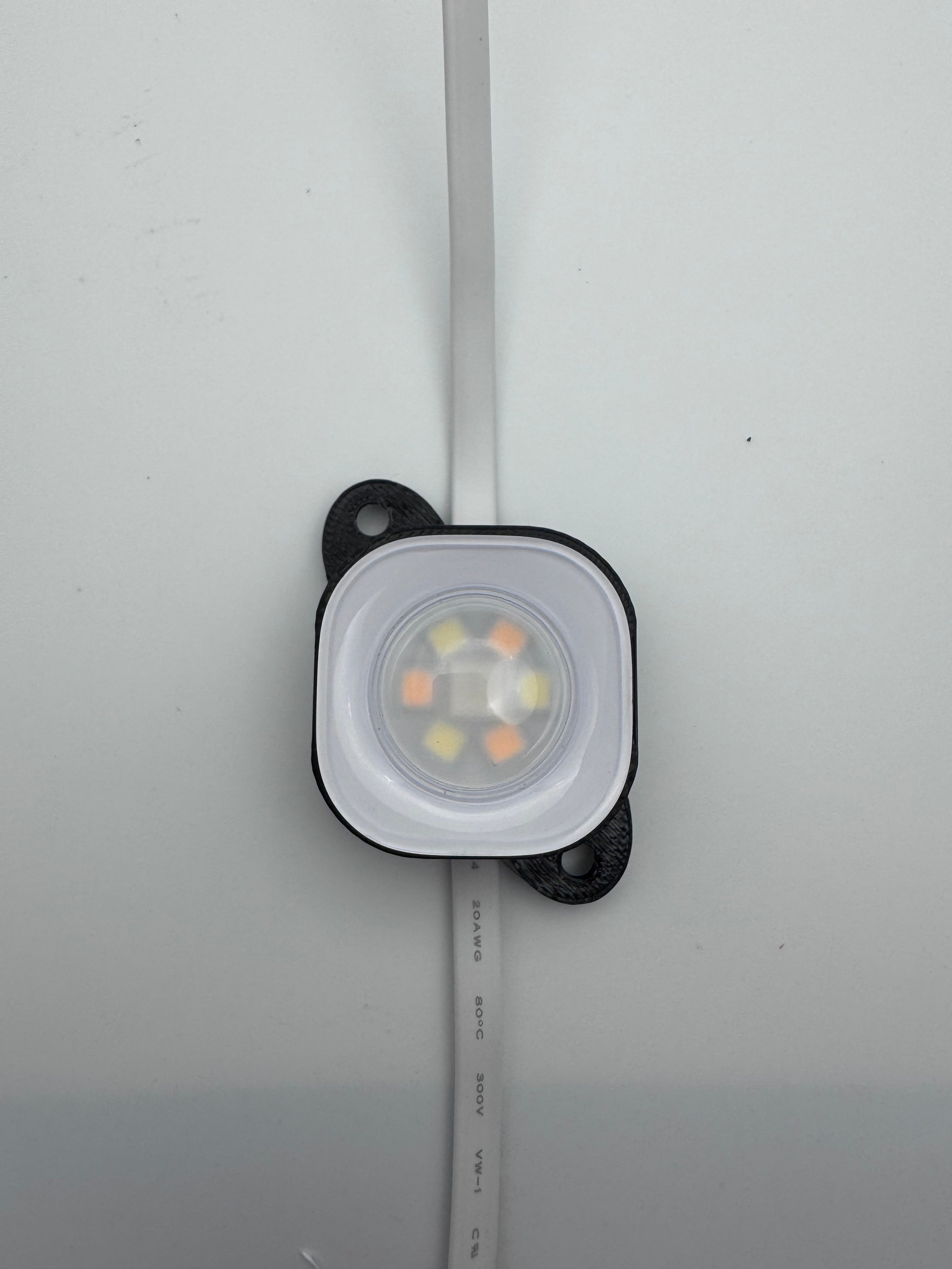 Govee Permanant Outdoor LED mount for PRO with OFFSET Screw Tabs - PrintWorks 3D