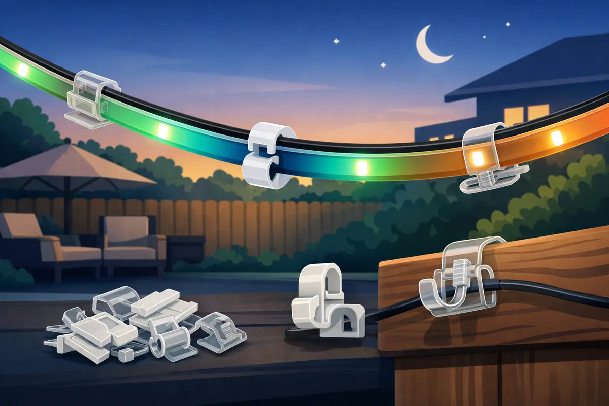 Best Outdoor LED Light Clips for Govee Lights