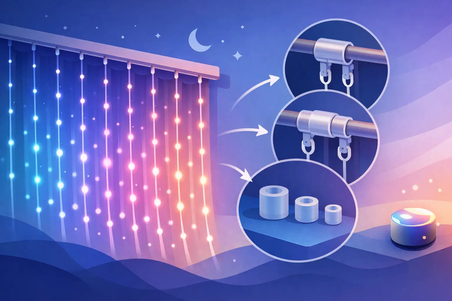 Govee Light Curtain Spacers Explained