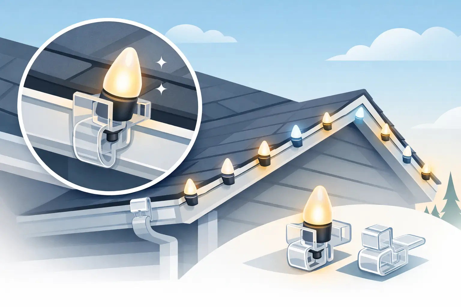 Roofline LED Light Mounting Brackets That Last