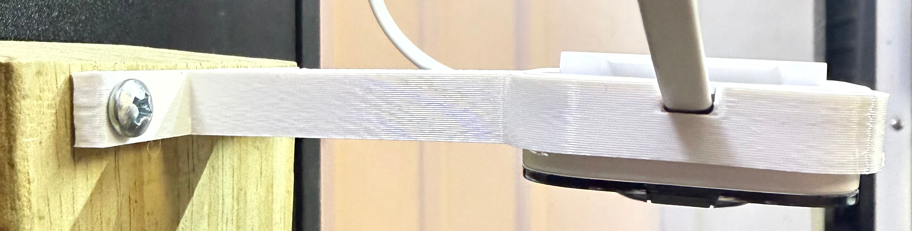*15 degree tilt* Permanent Outdoor LED 2 inch EXTENDED 90 DEGREE Mount for "2" PRO *15 degree tilt*