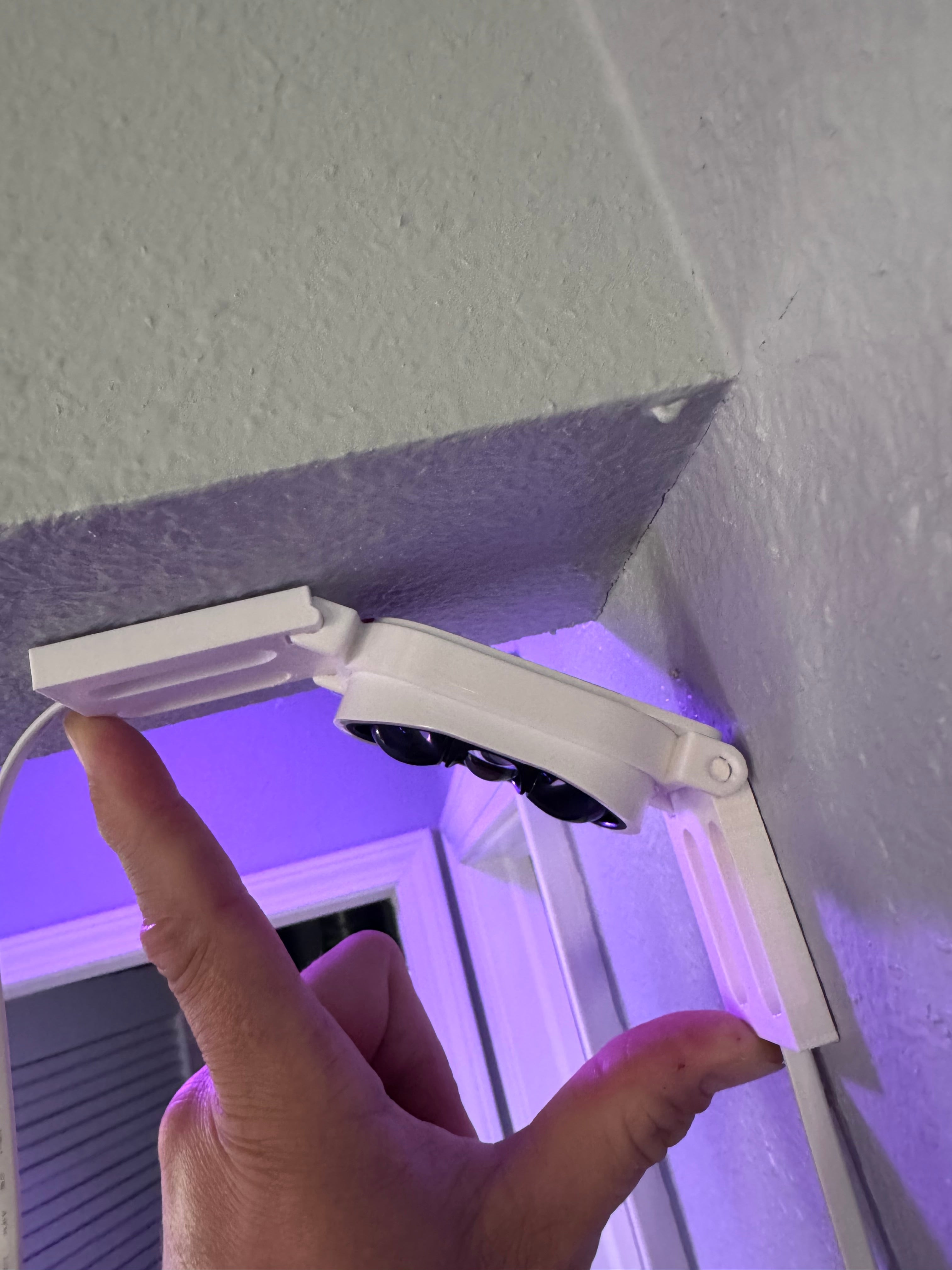 Permanent Outdoor LED Peak/Gable Mount for Prism